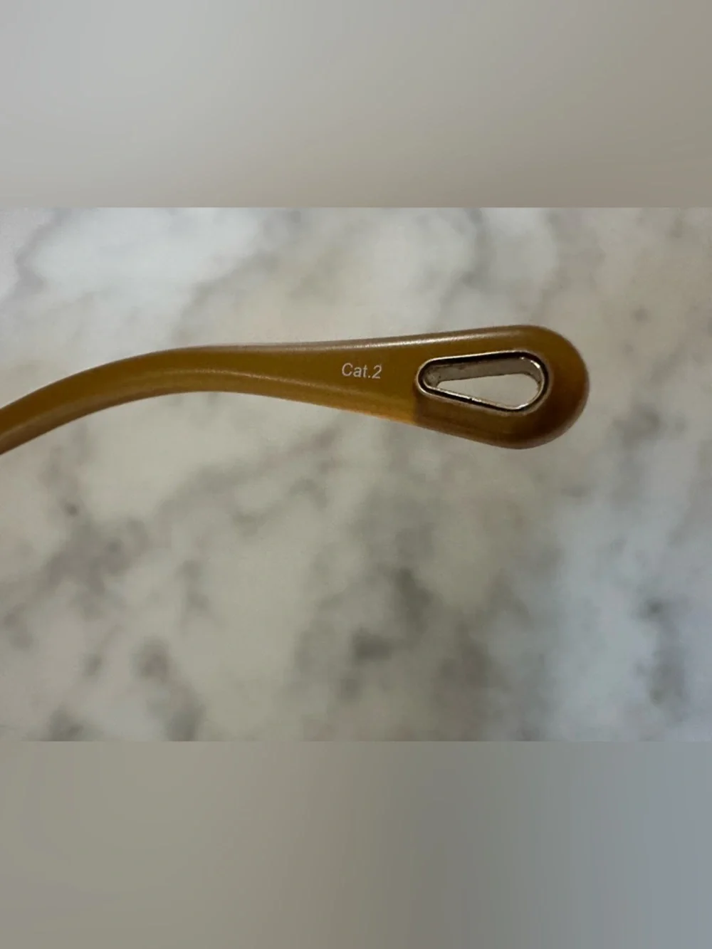 Chloé Mirtha CH0120S Oversized Round Sunglasses Brown Yellow Acetate $340 - Picture 8 of 10